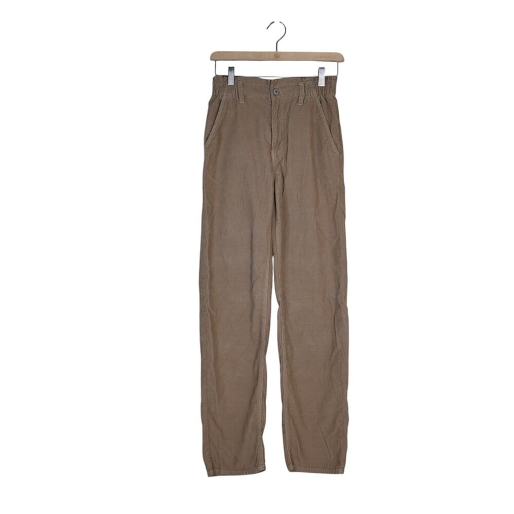 American Eagle Womens 2 Khaki High Waist Baggy Pant